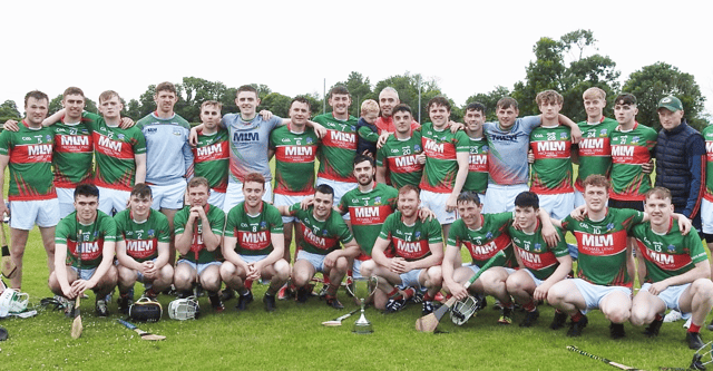 The Division 2 winning Rower Inistioge side after Friday’s victory. Picture: Willie Dempsey