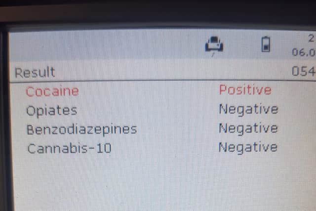 Kilkenny Roads Policing Unit were conducting a checkpoint in Urlingford yesterday night when they met a driver of a car who provided an oral fluid sample that proved positive for cocaine.