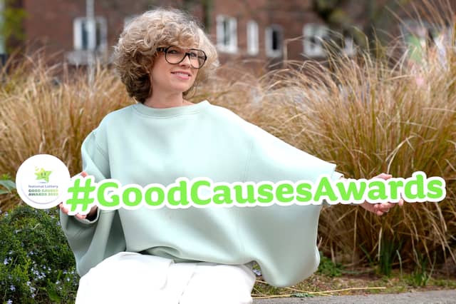 Pictured is Sonya Lennon – Chair of the National Lottery Good Causes Awards Judging Committee