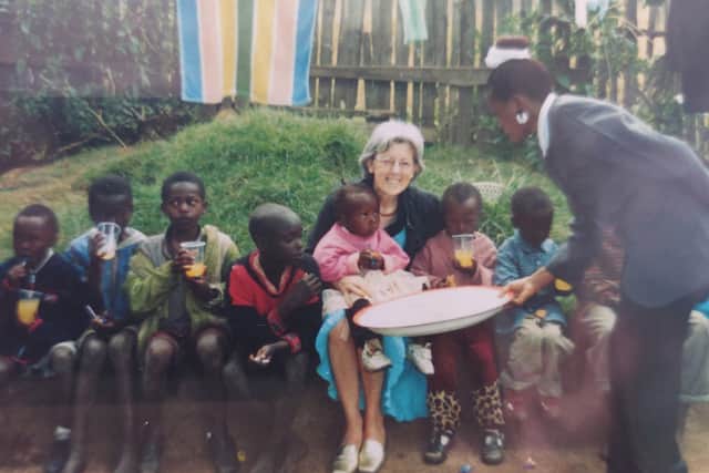 Peggy is very grateful to her nephew Rory O’Sullivan Hennessy who helped her with fundraising for this medical care.