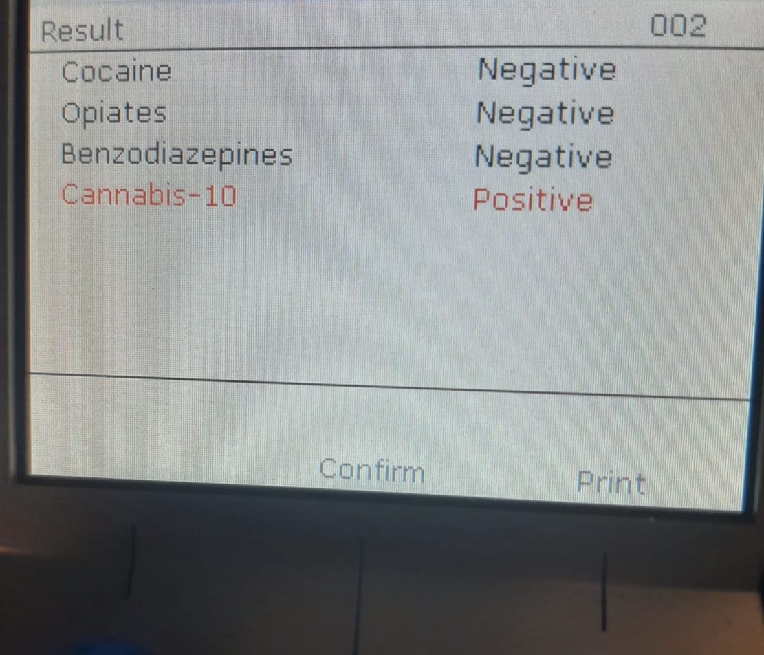 A motorist stopped by gardaí at a Mandatory Intoxicant Testing (MIT) checkpoint in Kilkenny city tested positive for cannabis last night.