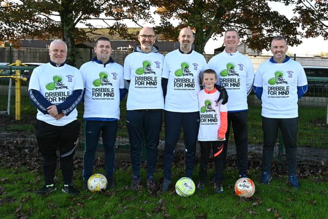 To find out how you can hold your own Dribble for MND event click here to go to Paul's web page, or to make a donation click here to go to the event's Go Fund Me page.