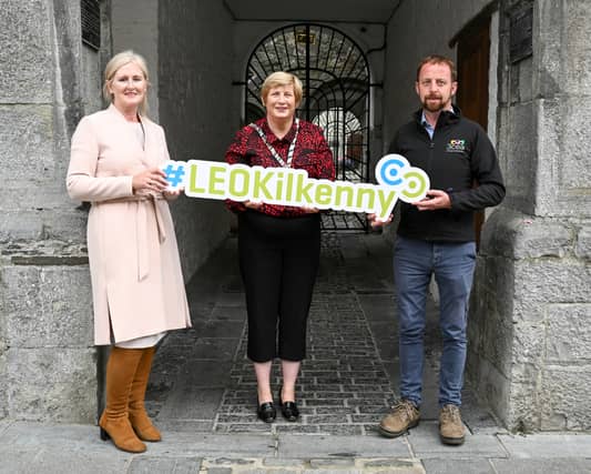 Fiona Deegan, Head of Enterprise, Local Enterprise Office Kilkenny, Cllr. Fidelis Doherty, Cathaoirleach Kilkenny County Council and Paddy Phelan, CEO, 3 Countues Energy Agency.