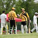 Kilkenny Cricket Club in action - in the black and amber!