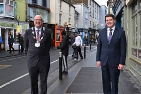 President of Kilkenny Chamber of Commerce and Minister Peter Burke