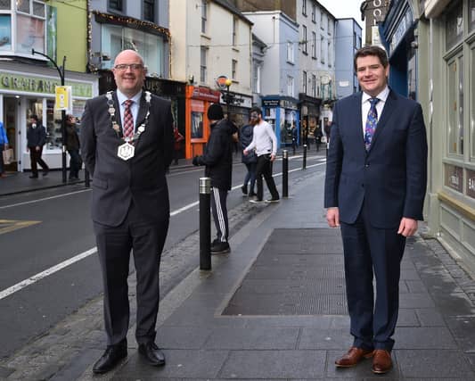 President of Kilkenny Chamber of Commerce and Minister Peter Burke