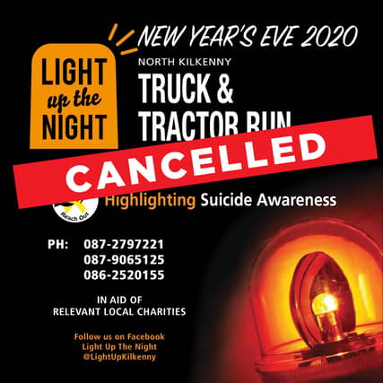 The event has been cancelled