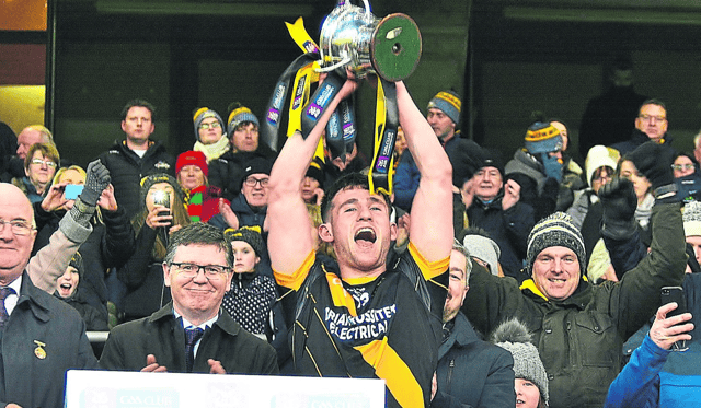 Conahy Shamrocks captain James Bergin led his team to a historic double in 2020 of County and All-Ireland club titles