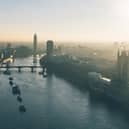 The River Thames in London.