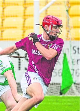 Bill Sheehan, Dicksboro who scored 1-5 from play against O'Loughlin Gaels in the St Canice's Credit Union senior league final today in Nowlan Park, Kilkenny