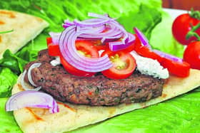 Lamb burgers are delicious
