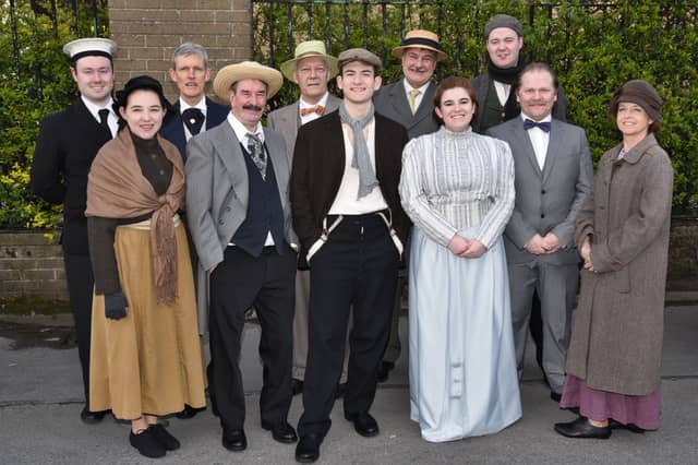 Cast members of Titanic The Musical at the Watergate Theatre, Kilkenny