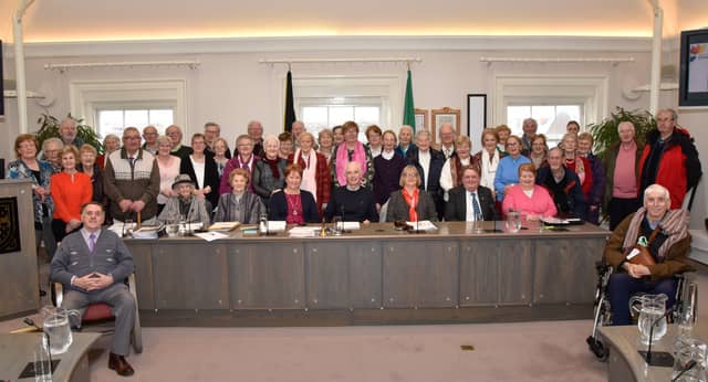 AGE IS JUST A NUMBER: The attendees at the recent AGM of the Kilkenny Seniors Forum