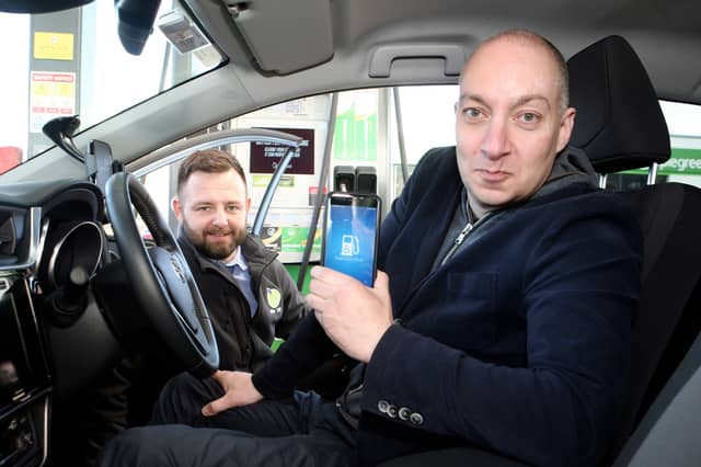 Richard Ryder, marketing manager, Disabled Drivers Association of Ireland (DDAI) with Niall El-Assaad, creator of the free fuelService app for disabled drivers