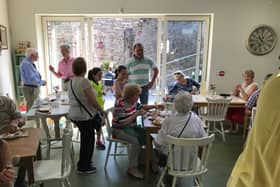 Patrons enjoying the chat and fare at Billy's Tearooms in Ballyhale