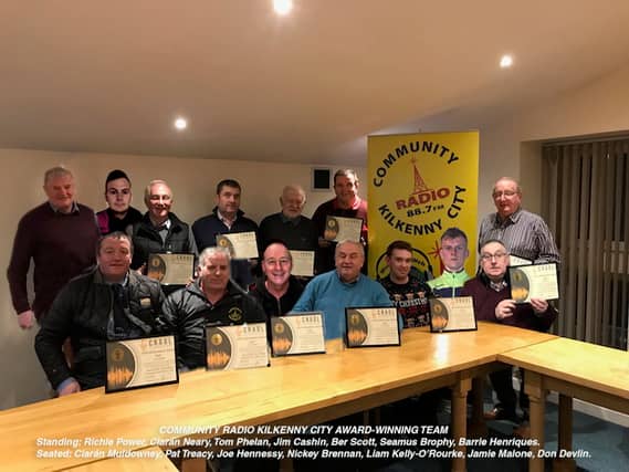 The award winning sports team at Community Radio Kilkenny City