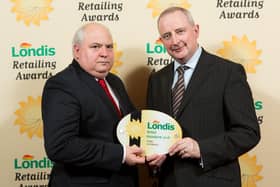 Stephen Walsh, Londis Callan with Dermot O’Neill, Londis Regional Development Manager.