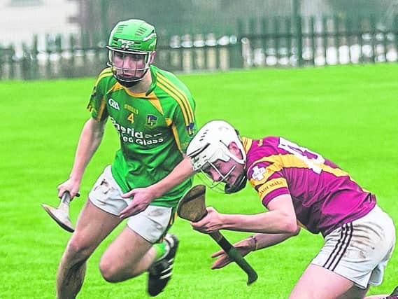 Jack Brett played a good game for Dunnamaggin