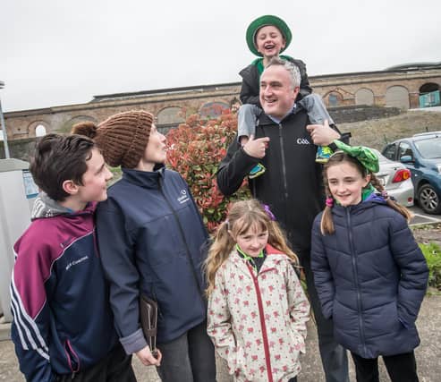 Having fun -the Holohans from Ballyragget