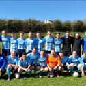 Highview Athletic celebrate winning promotion back to the Premier Division after a 15-year absence.