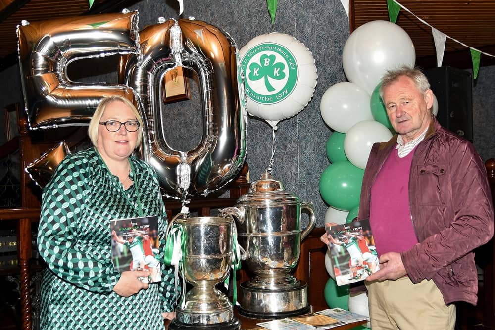 At the Book Launch Siobhan Kennedy Secretary and Chairman Sean Reid