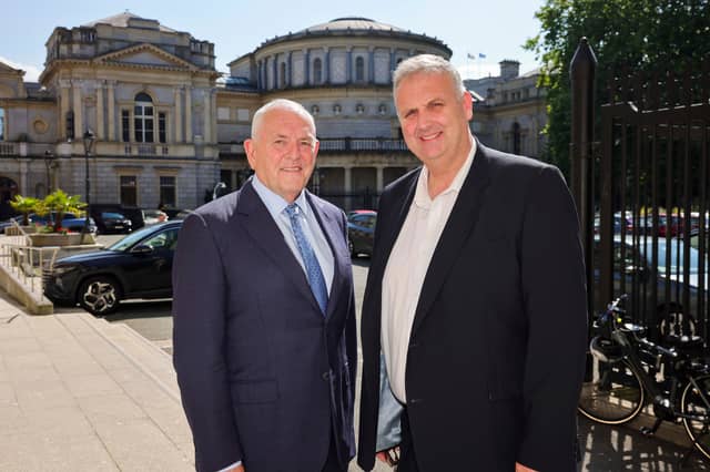 Local TD John McGuinness with Group Editorial Director of Iconic Media Brian Keyes