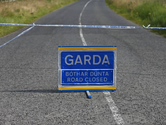 Garda road sign