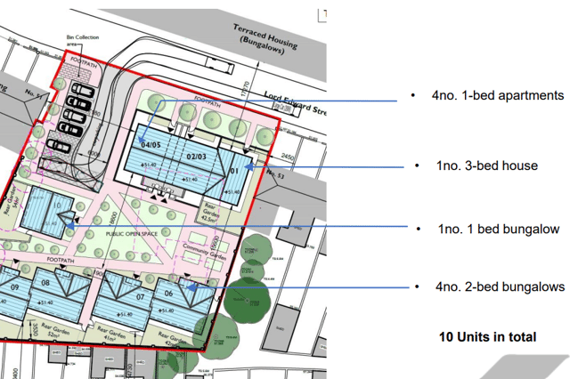 One of the drawings presented at the plenary meeting of Kilkenny County Council