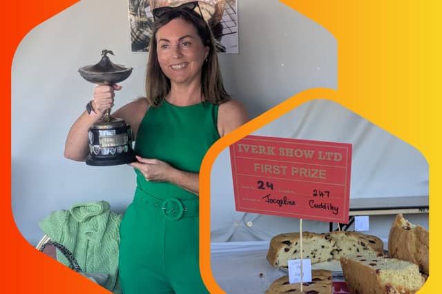 Winner of the prestigiou cherry cake competition at the Iverk Show was Jacqueline Cuddihy
