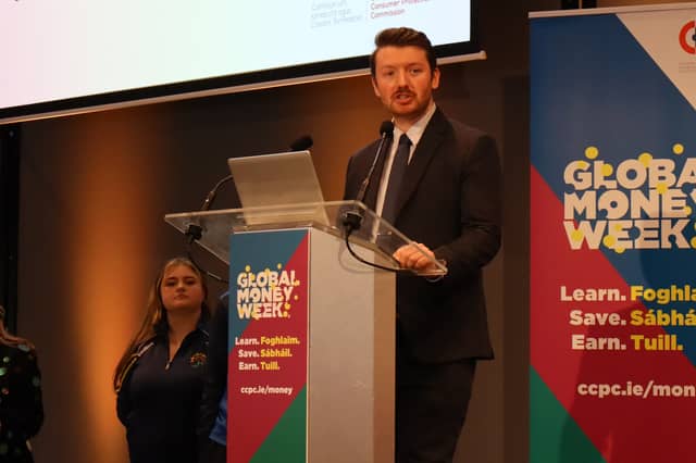 Denis Carrigan speaking in his role with the CCPC