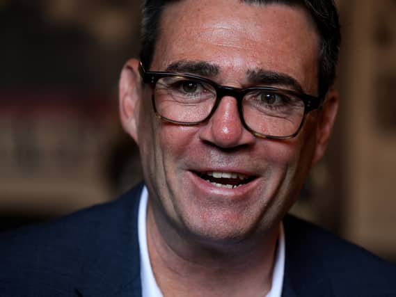 Andy Burnham laughing