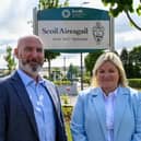 Scoil Aireagail Principal Linda McCormack with Deputy Principal Shane Fallon. PICTURE: HARRY REID  