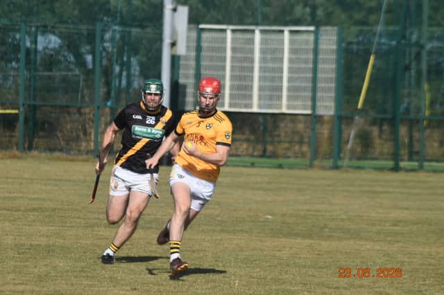 Action from the Piltown and Slieverue junior league clash last weekend.
