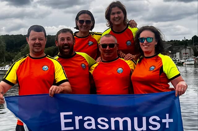 Members of Graiguenamanagh Canoe Club