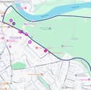 Map of the route 
