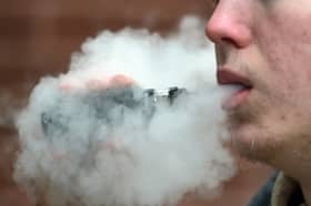 File picture:  There is particular concern about the effects on young people who are exposed to vaping substances
