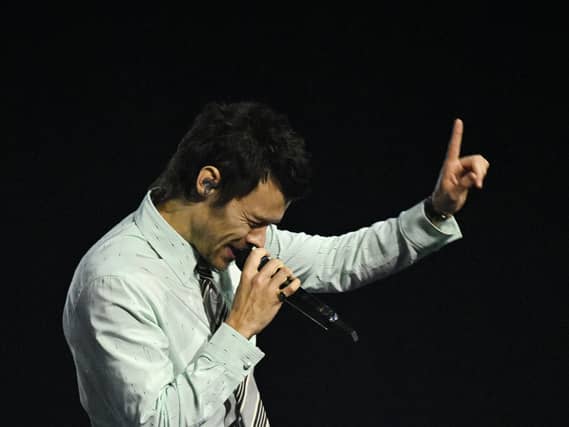 Harry Styles on stage
