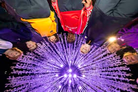The participatory artwork was created over recent months