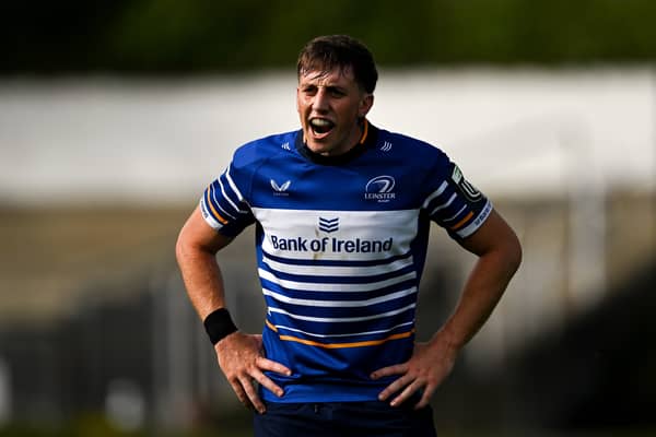 Former Kilkenny College student Charlie Tector of Leinster during the pre-season friendly match between Leinster and Zebre at Laya Arena in Dublin 