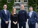 Thomas Boyd (Deputy General Manager), Sinead Monahan (Director of Sales & Marketing), Johnny Sexton and Mark Dunne, General Manager Mount Juliet Estate