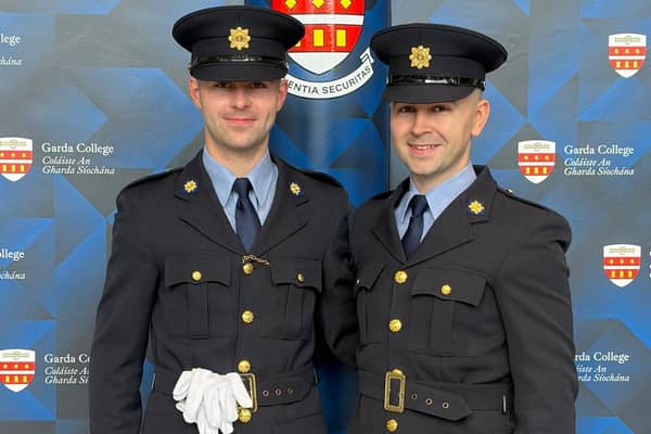 Garda brothers Darragh and Conor Normoyle from Castlecomer, County Kilkenny