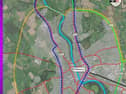 A project study area which covers northern Kilkenny City and its adjoining hinterland