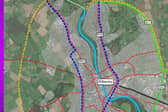 A project study area which covers northern Kilkenny City and its adjoining hinterland