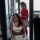 The two women (pictured) that gardaí would like to identify following an incident in a Kilkenny shop