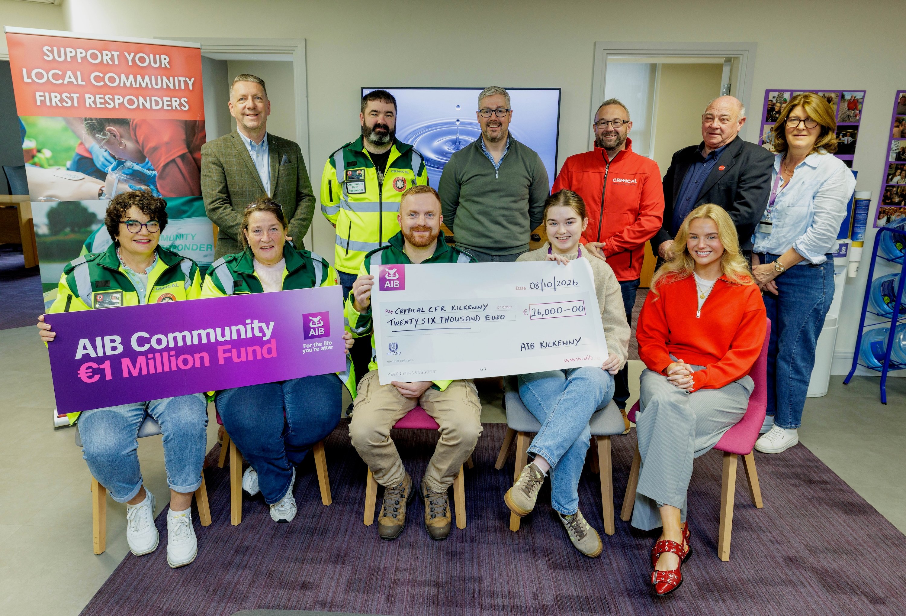 Kilkenny volunteer responders recognised with community funding