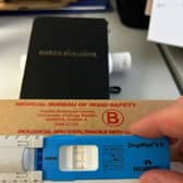 A drug swipe taken by Kilkenny gardaí