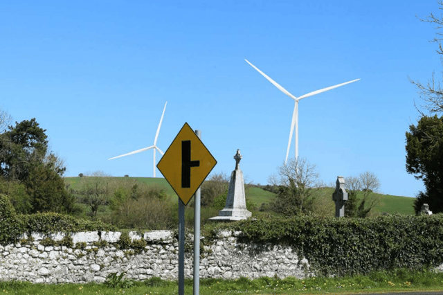 A visual rendering of how some of the wind turbines being proposed in the Kilkenny townlands of Killoshulan, Foyle South, Ballykieran, Barna and Spahill may look