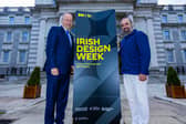 Taoiseach Micheál Martin with Tom Watts of DCCI at the launch of Irish Design Week
