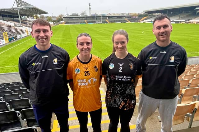 The captains for Saturday’s North v South hurling and camogie matches in UPMC Nowlan Park