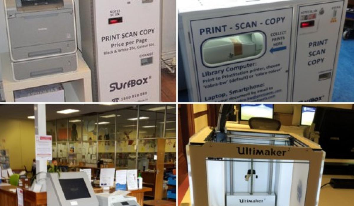 Trendy new printer installed at Kilkenny Library Kilkenny Live
